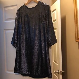 Blue Sequin Dress